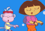 Dora and Boots Sleepwalking Adventure