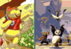Similarities: Winnie and Panda