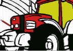 Colorful Tractor Coloring
